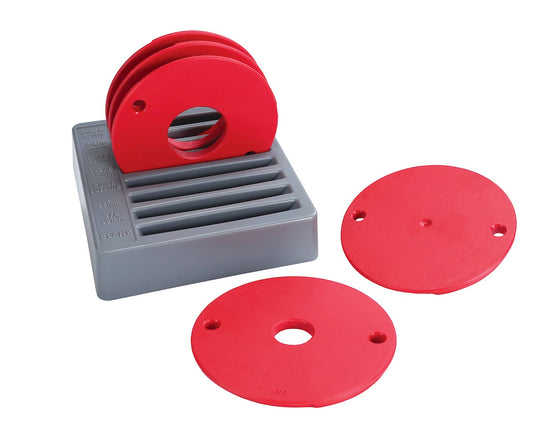 Kreg Level-Loc Router Reducing Rings 5-Piece Set for Accurate Insert Plates