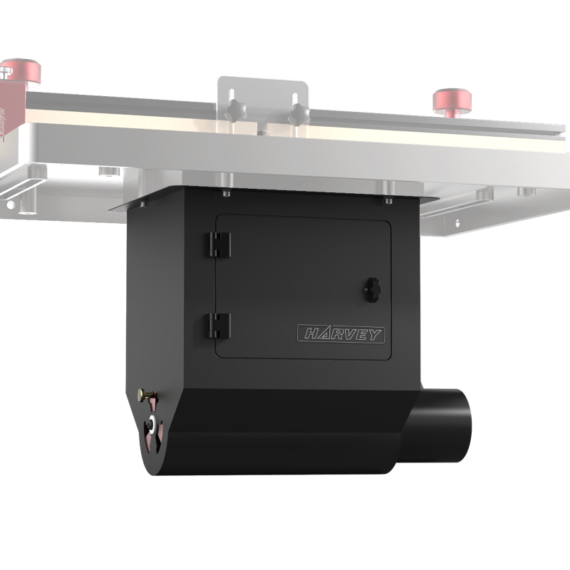 Harvey COMPASS Router Table System – Cast Iron Table, Dual‑Fine Fence