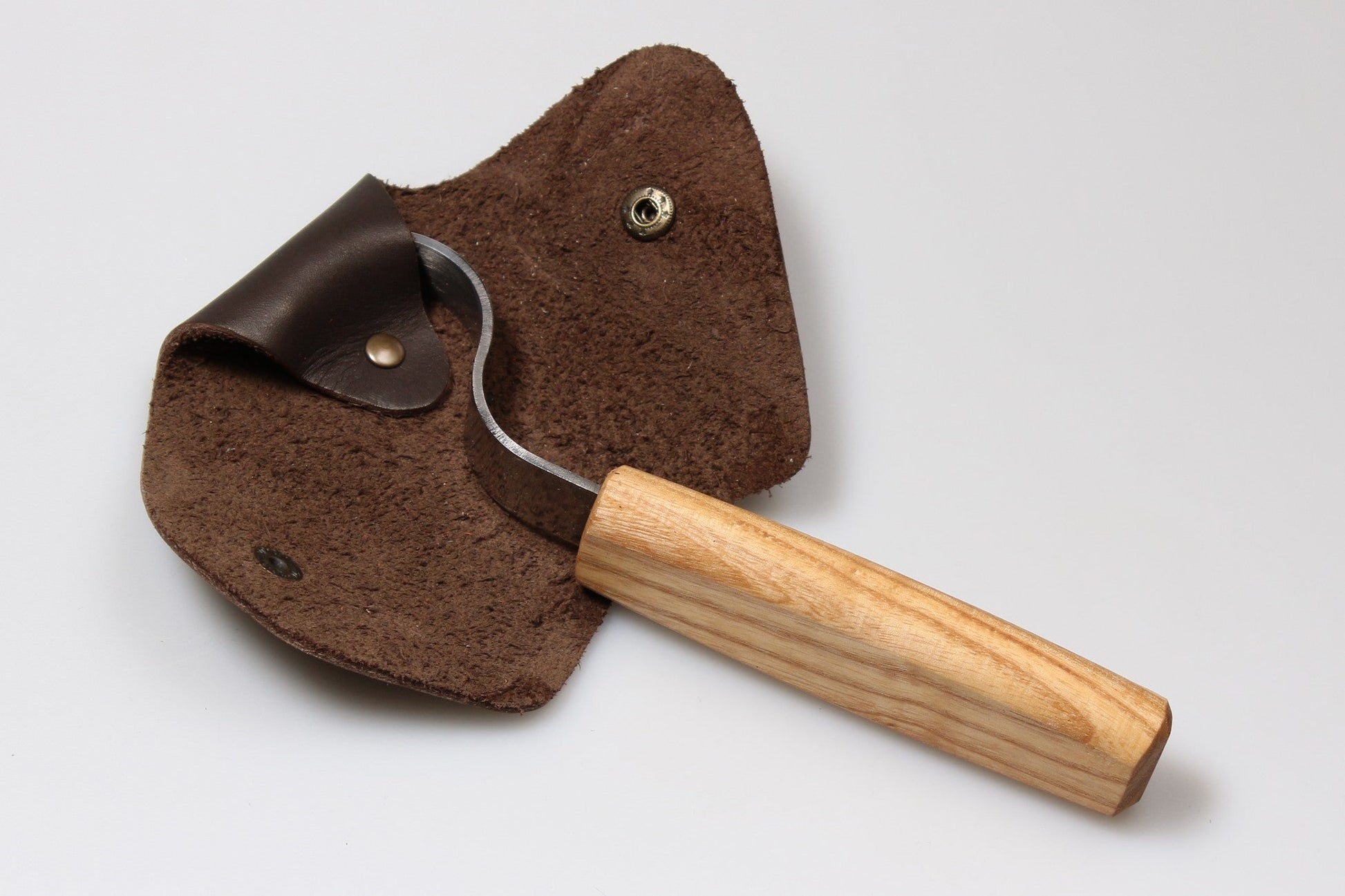 BeaverCraft SK1S Premium Spoon Carving Hook Knife with Leather Sheath