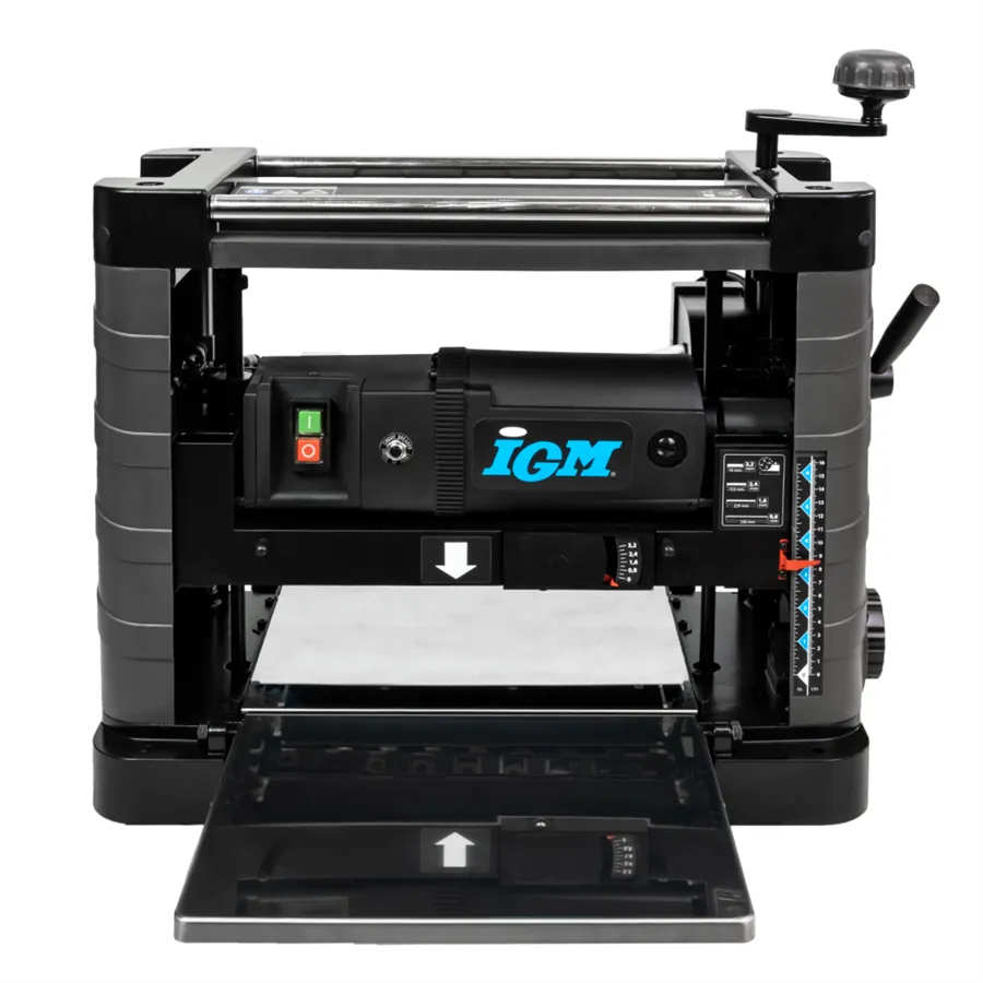 IGM PS33 Spiral Portable Thickness Planer: Carbide Knife Wood Finishing Tool