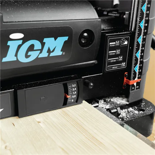 IGM PS33 Spiral Portable Thickness Planer: Carbide Knife Wood Finishing Tool