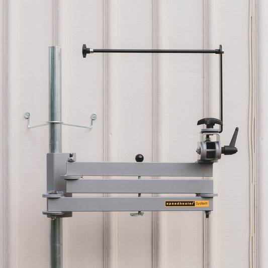Speedheater Flexi Arm: Hands-Free Paint Removal System with Facade Brackets