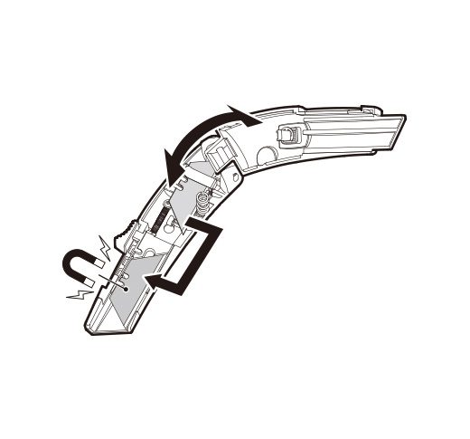 Tajima VR-103 Self-Retracting Safety Utility Knife with Slide Lock