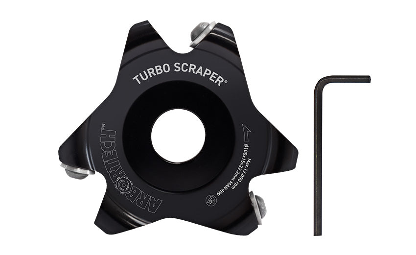 Arbortech TURBO Scraper 100mm Carving Disc: Precision Woodworking Tool