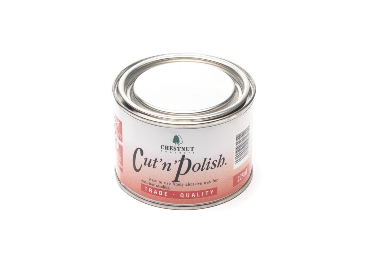 Chestnut Cut N Polish: 225ml Wood Lathe Grinding Wax Finishing Compound