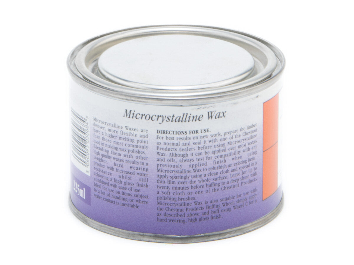 Premium Chestnut Microcrystalline Wax 225ml for Stunning, Durable Wood Finishes