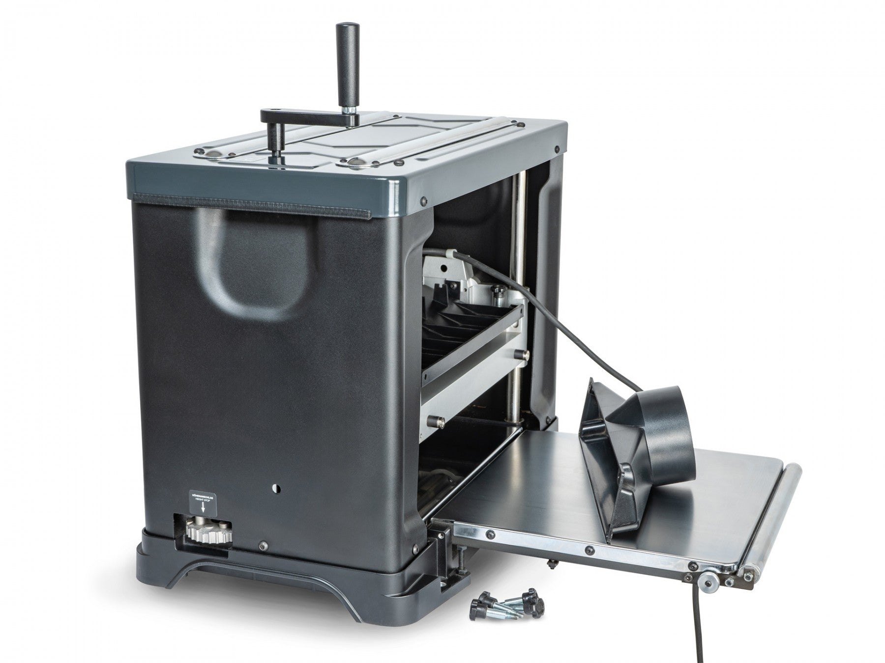 EXMAC D330 Portable Thickness Planer - 330mm Width, Precision Carbide Knives