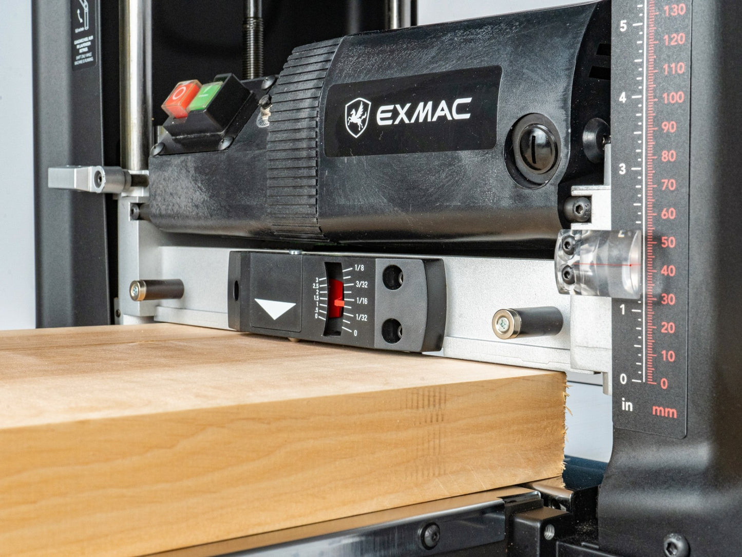 EXMAC D330 Portable Thickness Planer - 330mm Width, Precision Carbide Knives
