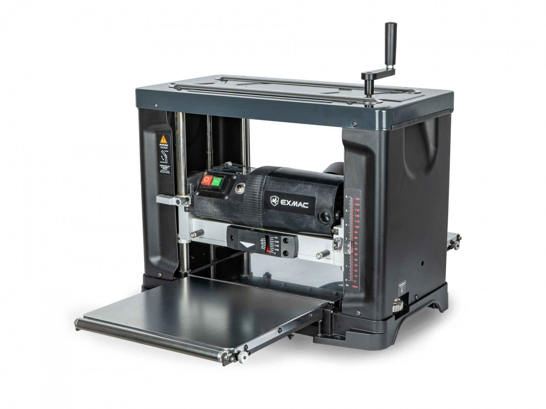 EXMAC D330 Portable Thickness Planer - 330mm Width, Precision Carbide Knives