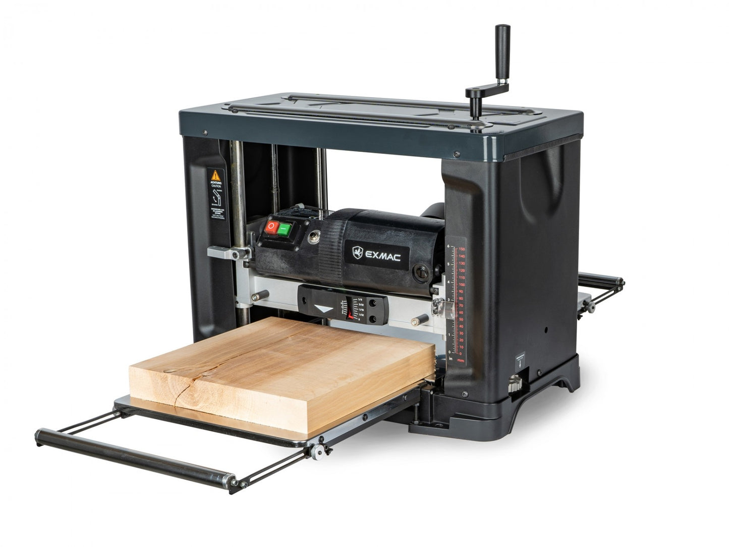 EXMAC D330 Portable Thickness Planer - 330mm Width, Precision Carbide Knives