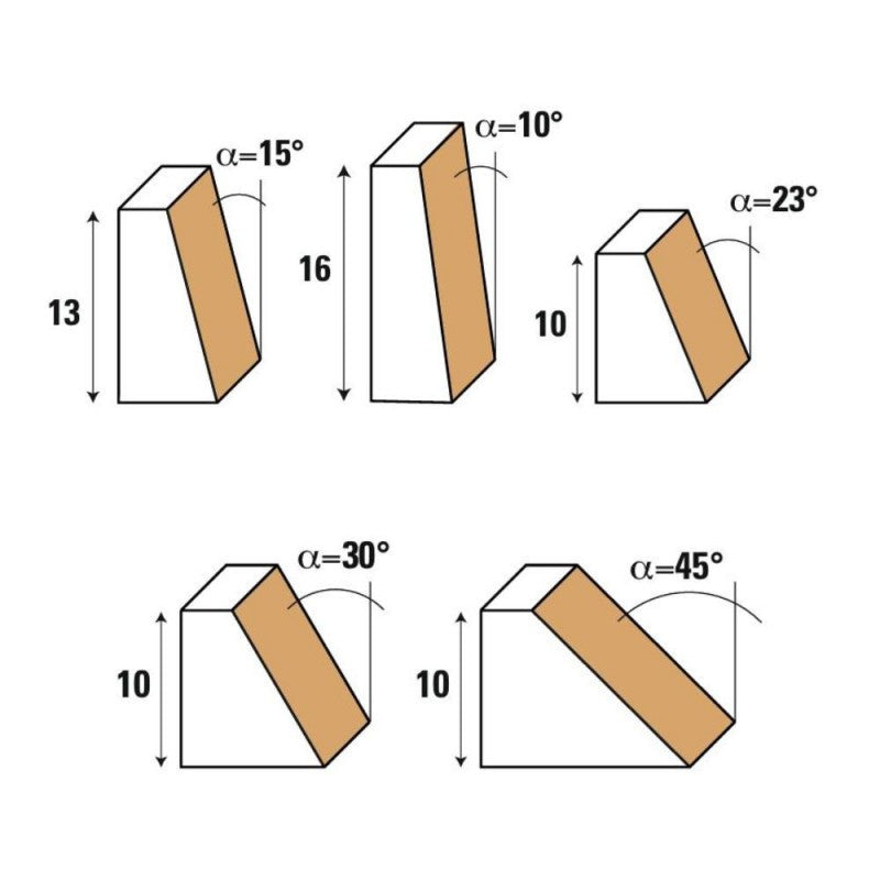 hw bevel trim bits z2