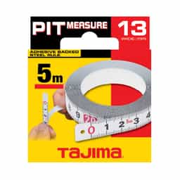 Tajima Professional Pit Measure Adhesive Tape: Durable, Reversible, Self-Adhesive Benchtop Ruler