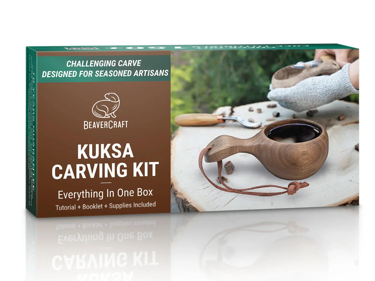 DIY07 Walnut Kuksa Carving Kit – Premium Woodworking Craft Set