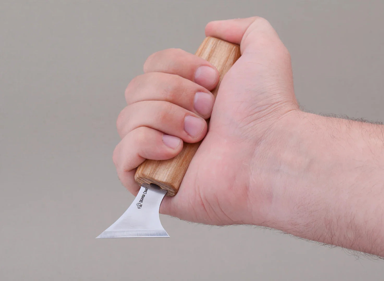C10 Geometric Chip Carving Knife with Ashwood Handle