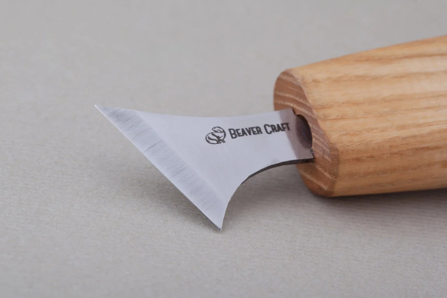 BeaverCraft C10S Small Chip Carving Knife – Precision Ashwood Handle