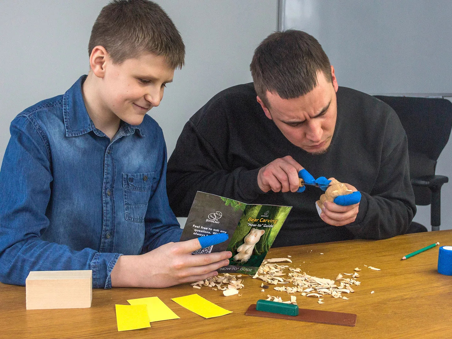 DIY Bear Carving Kit – Complete Beginner Whittling Set