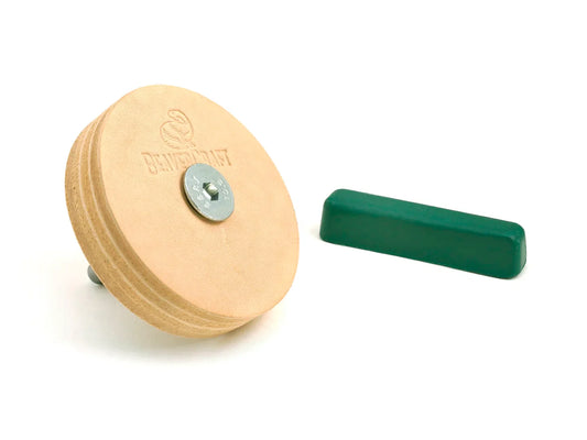 BeaverCraft PW1 Natural Leather Polishing Wheel for Knives and Tools