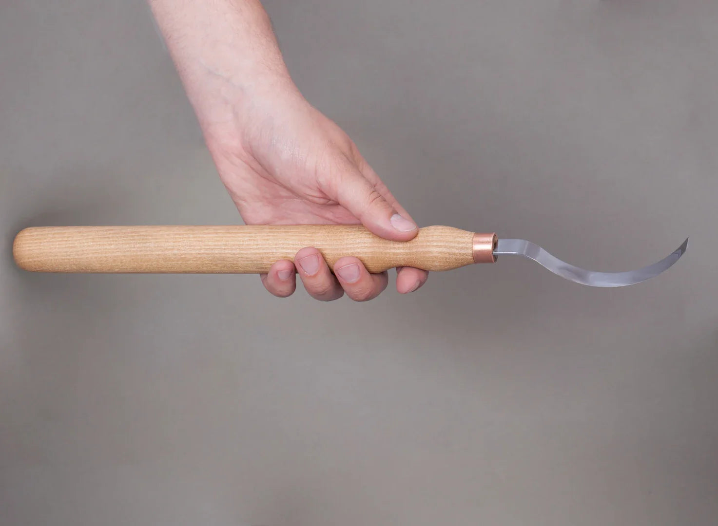 BeaverCraft SK3 Long Large Spoon Carving Hook Knife