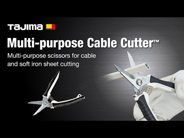Tajima Pro Multi-Purpose Cable Cutter: Hard Chrome Blade for Wires & Sheet Metal