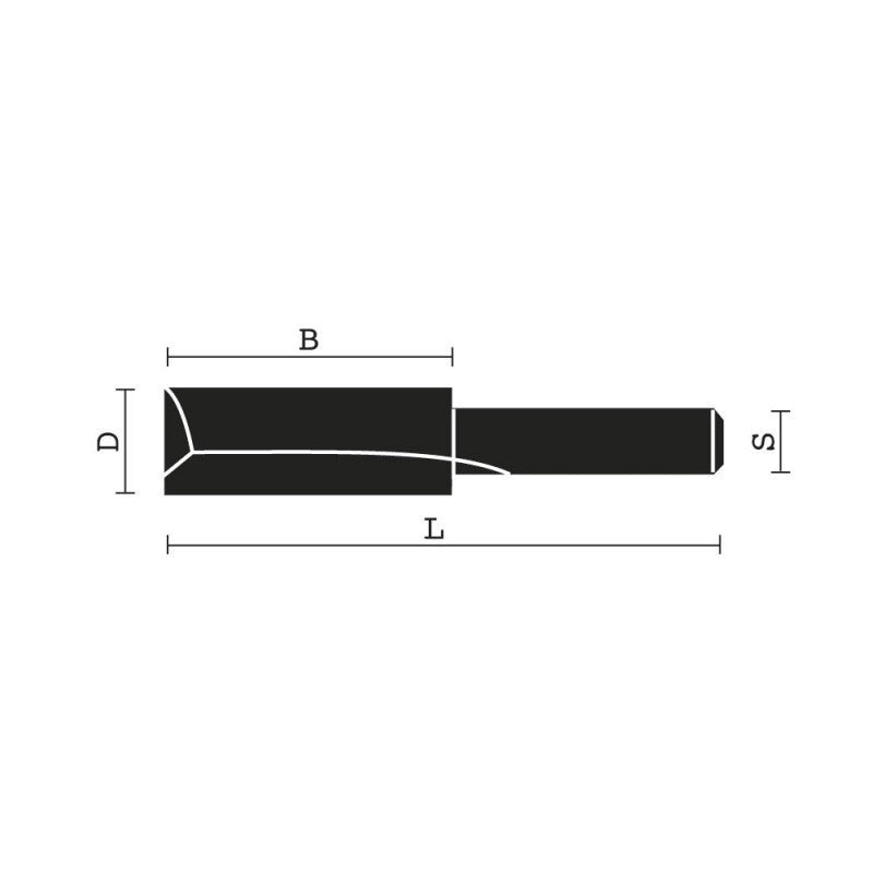 Precision Solid Carbide VHW Straight Router Bit for Wood and Plastics