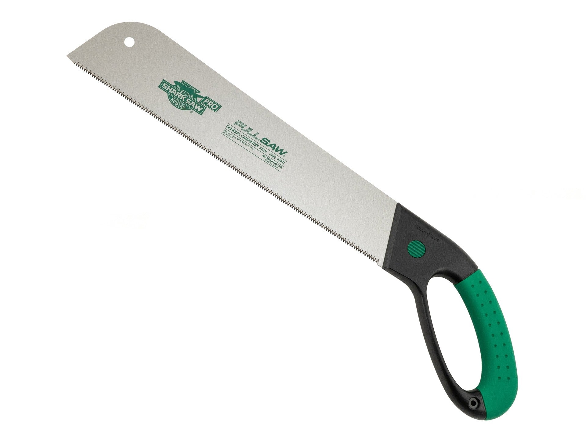 TAKAGI Shark Saw Pro 380mm Carpenter Saw - Coarse Cut Japanese Kataba for Woodworking